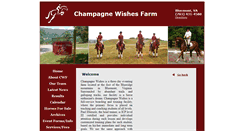 Desktop Screenshot of champagnewishesfarm.com